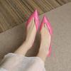Fashion Women Shoe Brand Luxury Temperament Summer New French Pointed Leather Shoe Simple Comfort Single Shoe Sheepskin Elegant Low Heel