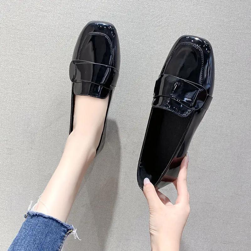 Fashion Loafers Casual Shoes For Women Formal Woman Flats Shoe E 2024 Summer Wholesale Slacksstest Elegant Dress Korean Style On Sale