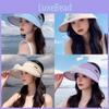 Lightweight Polyester Sun Protection Hat With Wide Brim For Women And Men