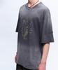 Aleseueseussi Rivet Washed Graphic T-Shirt - Charcoal
