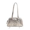 PU bowling fashion straps shoulder bags large capacity high quality sense of luxury solid bags