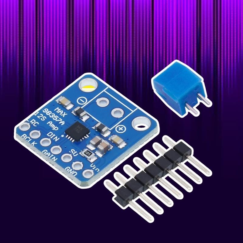 MAX98357A 3W 5V Powerful Auditory Amplifier Module I2S Decoding 3dB To 15dB Selection for DIY Projects and Speakers