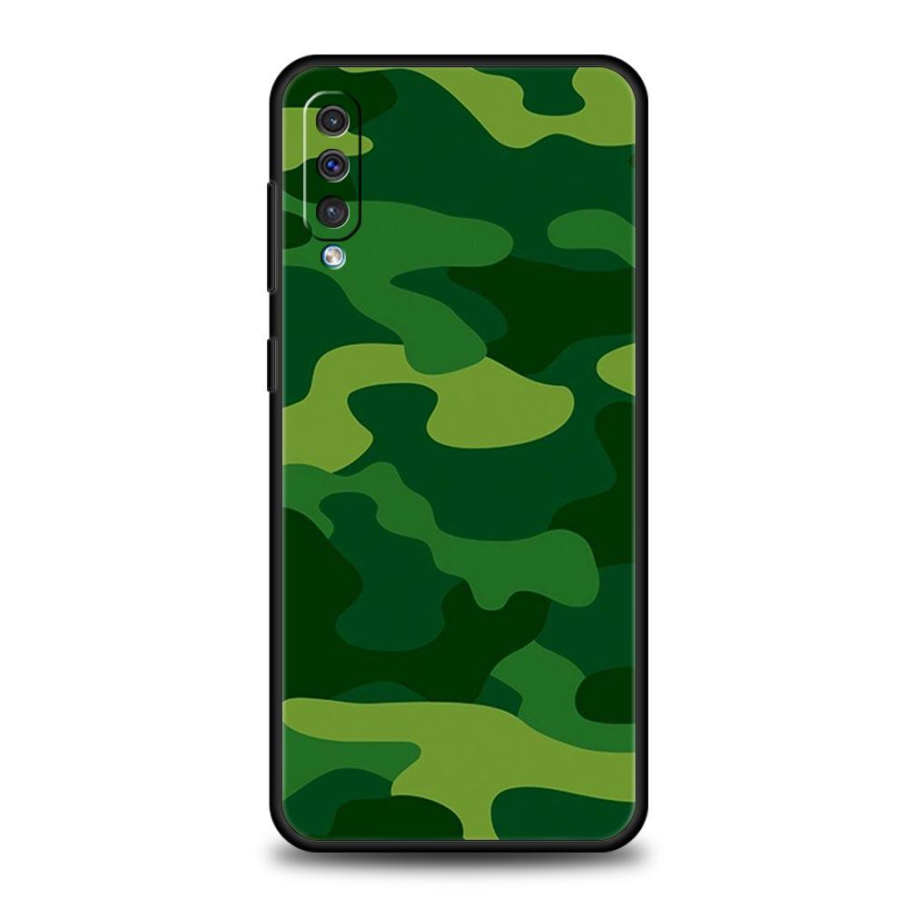 

Phone Case for Samsung Galaxy A56 A54 A42 A36 A34 A26 A16 A12 A20 A22 A40 A50 A52 A06 5G Soft TPU Shell Camouflage Camo Fundas Samsung A22