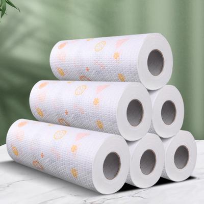 Yousheng - Rollo de 130 hojas de papel de cocina reutilizable, paño de limpieza desechable para el hogar