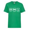 Essen, Schlafen, Basketball - Kinder Basketballspieler T-Shirt - Geburtstagsgeschenk