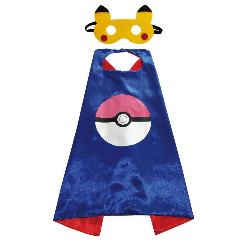 Sada dětských superhrdinských plášťů Živé barvy a vysoce kvalitní látky pro zábavu při převlékání