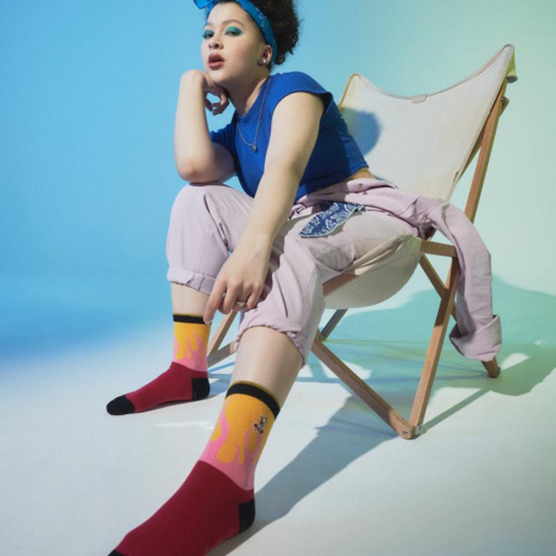 SoxOverWhatever Aesthetic Street Magenta [S] Quarter