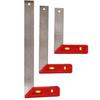 Accurate Woodworking Square, Scale Carpentry Measuring Marking Ruler Stainless Steel with Level Bubble for Marking for Carpenter(7 9in)
