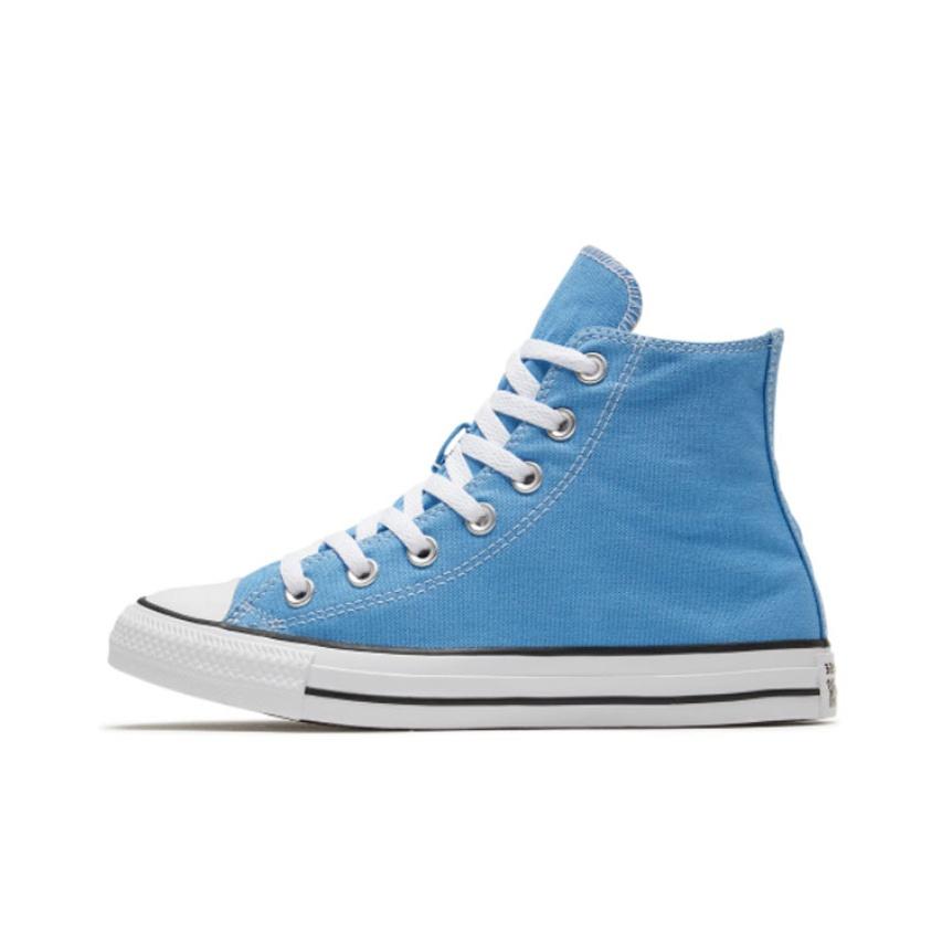 Converse All Star BB Prototype CX Chuck Taylor Comfortable Non-Slip Wear-Resistant High-Top Canvas Shoes Unisex Sneakers Light-Blue 166706C