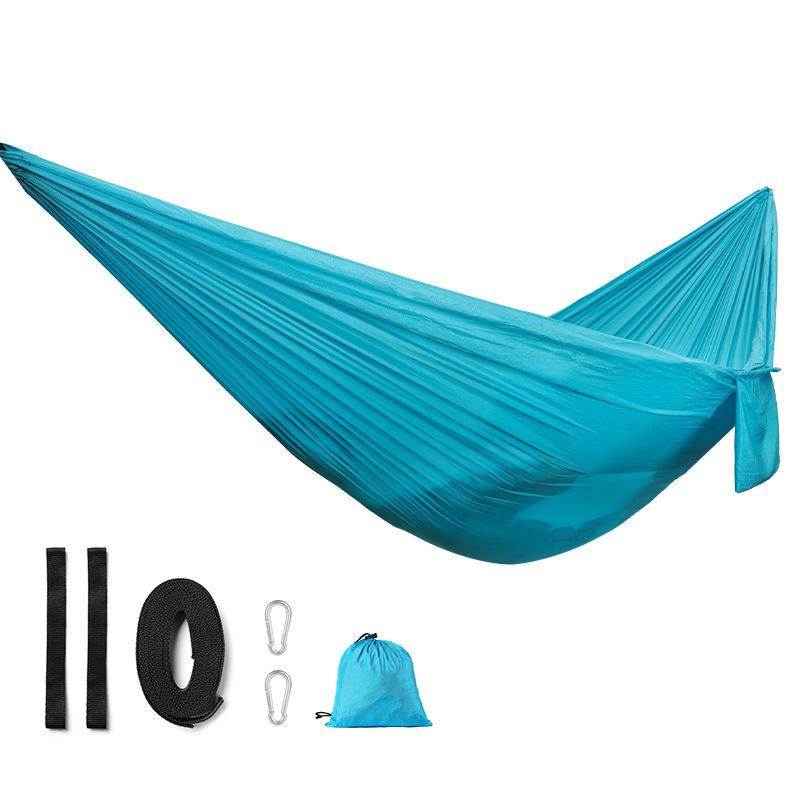 New Outdoor Hammock Camping Equipment, Hanging Chair, Single Person Parachute, Nylon Spinning, Leisure Floor Mat,