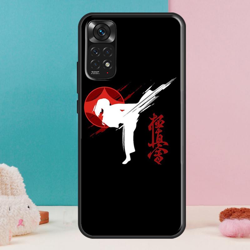 Kyokushin Karate Symbol Case For Xiaomi Redmi Note 14 13 Pro 12 11 9 10 9S 10S 11S 12S Redmi 14C 13C 10C 12C Cover