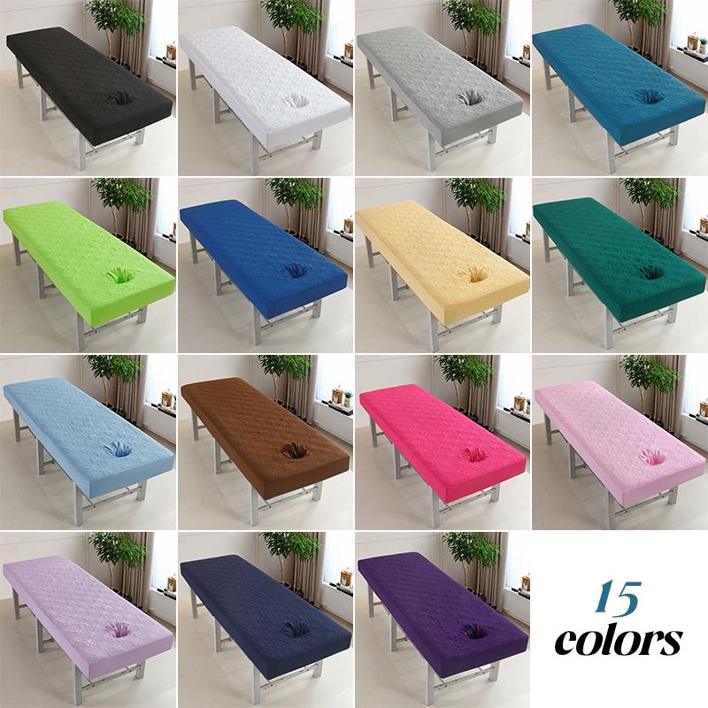 Fodera per Lettino da Massaggio a Misure Multiple, Trapuntata Spessa Comfort, Copertura per Lettino Estetico per Salone di Bellezza, Massaggio, SPA, Terapia
