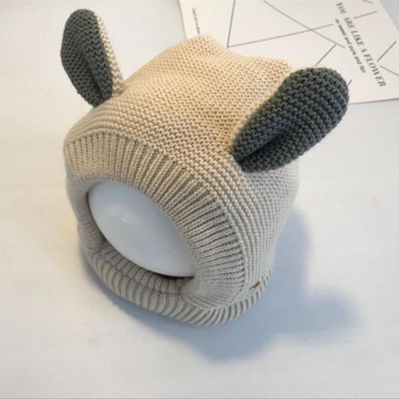 Cozy Winter Baby Hat with Ear Protection - Plus Velvet Wool for Boys and Girls