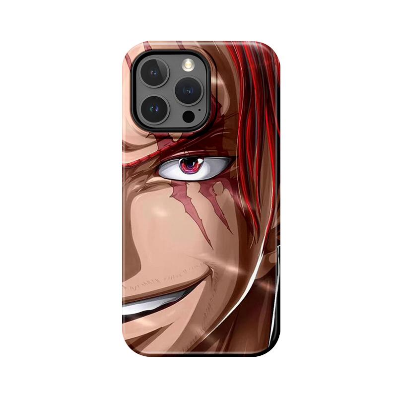 

Sublimation Coated Glossy Phone Case Hard Plastic + Soft TPU Shell Shanks Patterned Full Protective Back Cover for iPhone Samsung iPhone 7 / iPhone 8