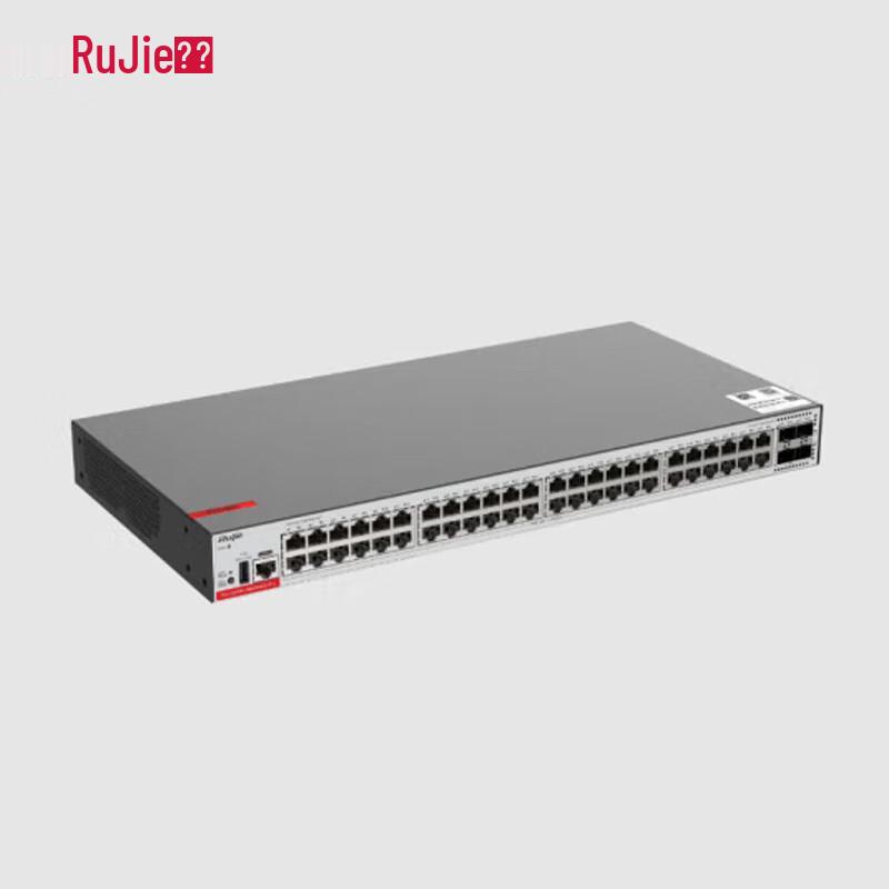 Ruijie RG-S5300-48GT4XS-P-L 48-Port Gigabit Layer 3 Managed PoE+ Switch