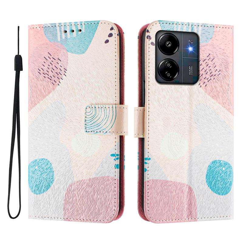 Luksusowe etui z klapką ze skóry dla Xiaomi Redmi 13C Klapka na dla Xiomi Redmi 13C 4G 5G Redmi13C Portfel Etui z kwiatami Etui 202