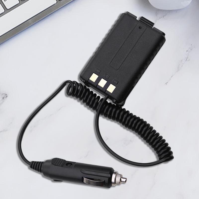 12V Car Charger Battery Eliminator for Dual Band Radio UV5R 5RA 5RE