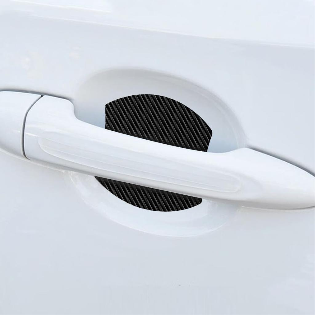 Strong Carbon Fiber Door Handle Protectors for Land Cruiser 200 and 300 Door Door Knob Covers with Exclusive Handle Scratch Easy Universal Includes