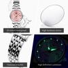 OLEVS Ultra Thin Quartz Watches for Woman Original Solid Steel Strap Auto Date Waterproof Fashion Elegant Ladies Wristwatch