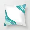 Luxury Home Decoration Pillowcase Simple Watercolor Flow Painting Office Sofa Car Cushion Cover