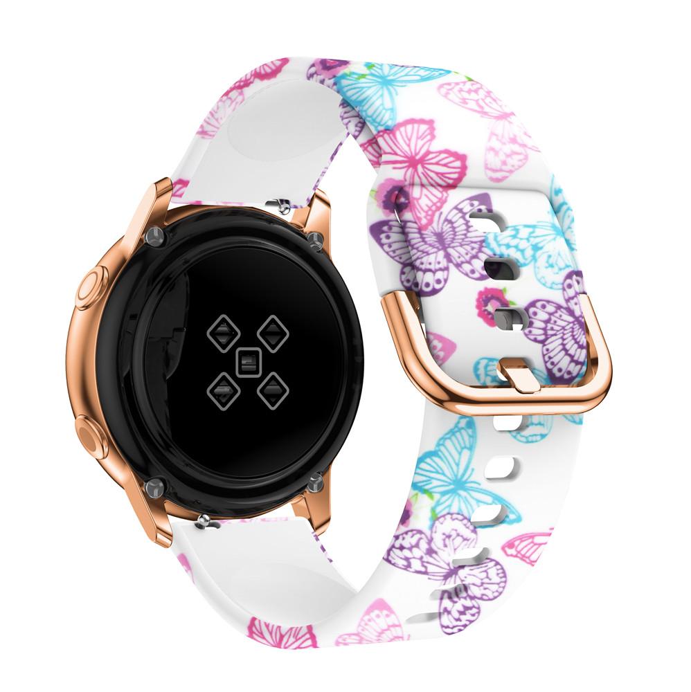 20mm Belt Printing Silicone Watchband Strap For HUAWEI WATCH GT 2 42mm Bracelet wristBand Strap for Huami Amazfit BIP Youth Lite