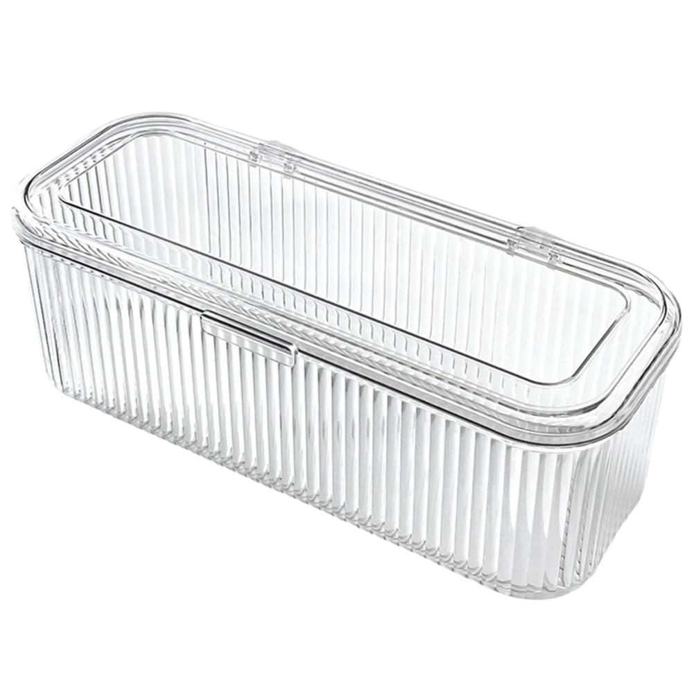 

Makeup Brush Storage Cosmetics Storage Box Multifunctional Cosmetic Egg Holder Box with Dustproof Lid -Makeup Brush Lipstick прозрачный