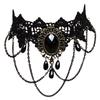 Lace Gothic Flower Lolita Pearl Jewelry Pendant Choker Choker Necklace