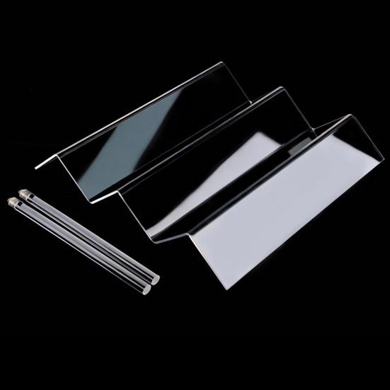 Raft de depozitare pentru birou, transparent, mai multe straturi, cu suport de încărcare mare, raft detașabil pentru afișaj, pentru ochiuri pentru degete, organizator de parfumuri, produse cosmetice pe niveluri