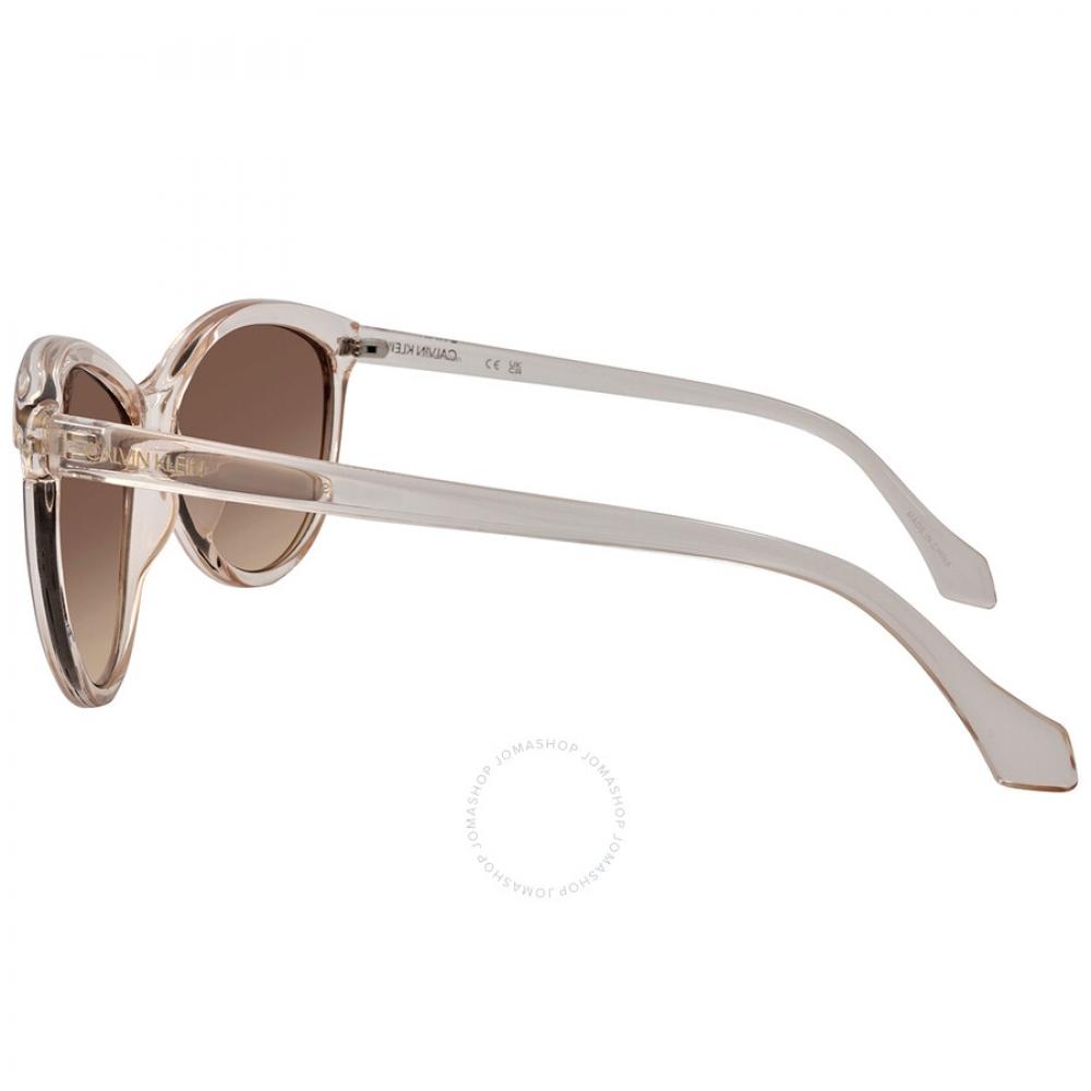 Calvin Klein Brown Cat Eye Ladies Sunglasses Ck19534s 270 58