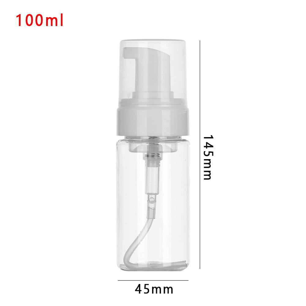 50/60/100/150/300ML Clear Foaming Bottle Liquid Soap Whipped Mousse Points Bottling Shampoo Lotion Shower Gel Foam Pump Bottles