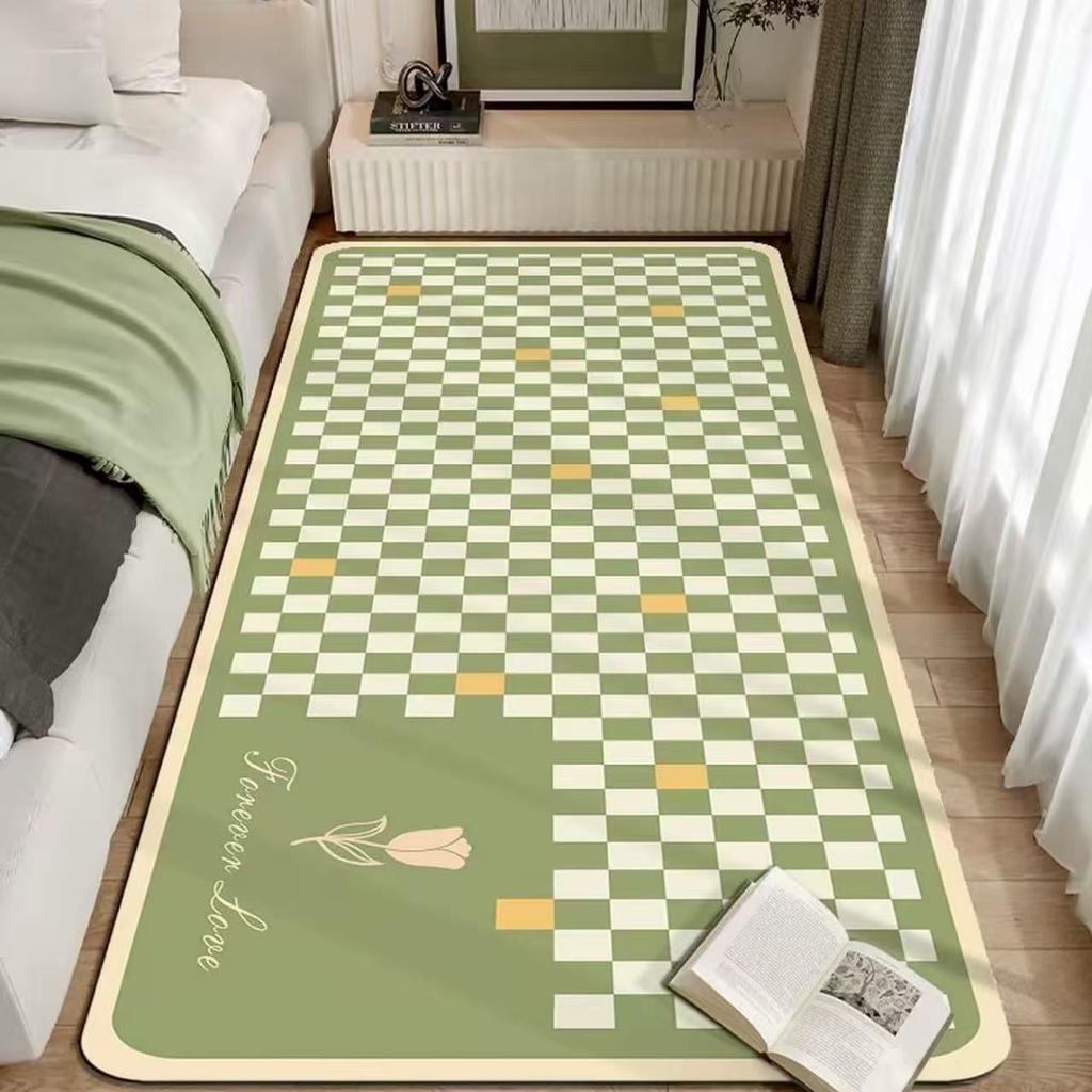 Cute Ins Style Bedside Rug for Bedroom, Sofa Carpet, Anti-slip and Warmth-Friendly Home Decoration