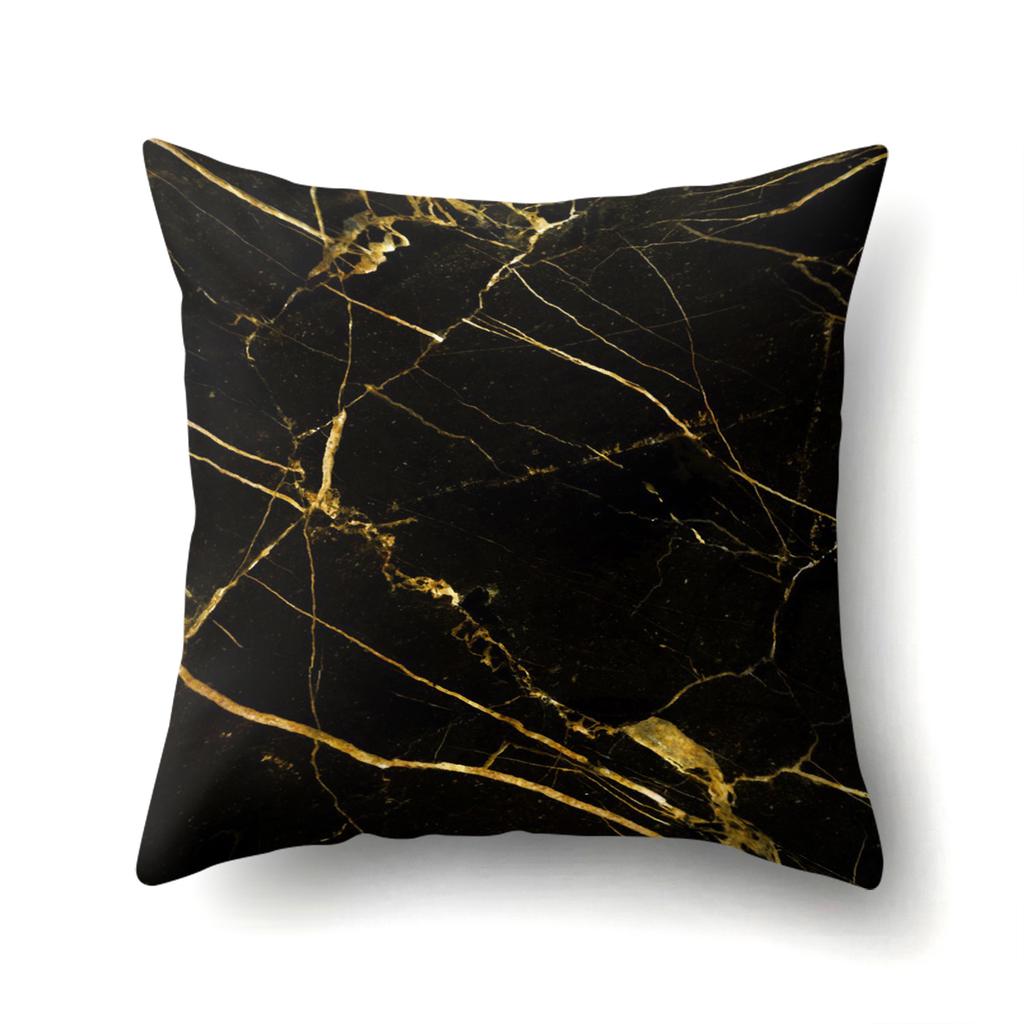 Geometric Marble Pattern Polyester Pillow Case European and American Fashion Simple Pillow Case