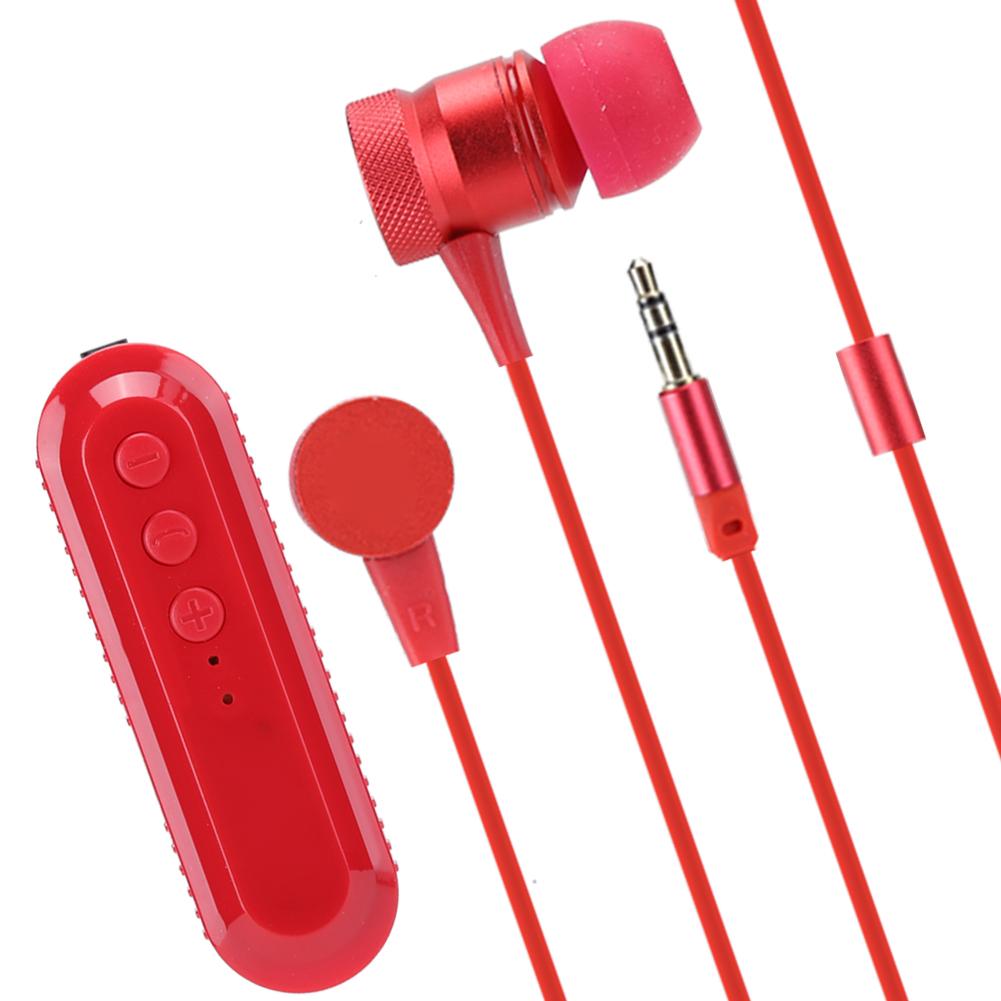 Lavalier Clipon Bluetooth 4.1 Headset Earphone Headphone Stable Transmission Red