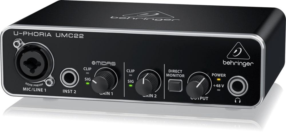 Behringer umc22 - interfejs usb