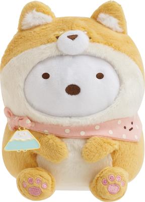 MF43501 Sumikko Gurashi Welpe und Hund Spielen Sitzen Plüschtier Eisbär