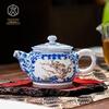 Cheng De Xuan Jingdezhen Ceramic Hand-Painted Teapot