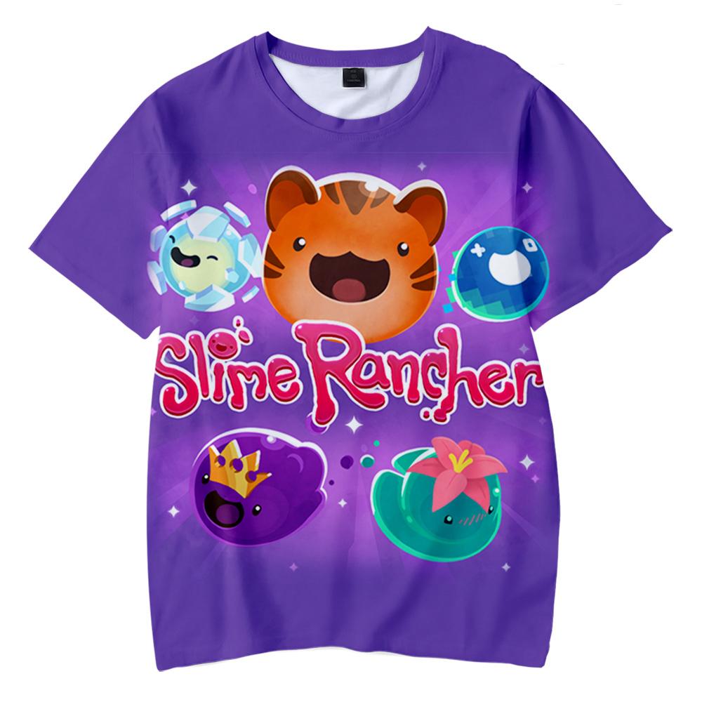 Summer Slime Rancher 3D Print T-Shirts Cartoon Anime Game Streetwear Boys Girls Fashion Patterns Comfortable Cute T-Shirts