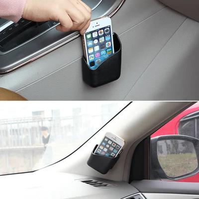 Must - Have Car Accessories! Set of Multifunctional Adhesive Car Storage Boxes. Can Be Used As Eyeglass Case, Phone Holder