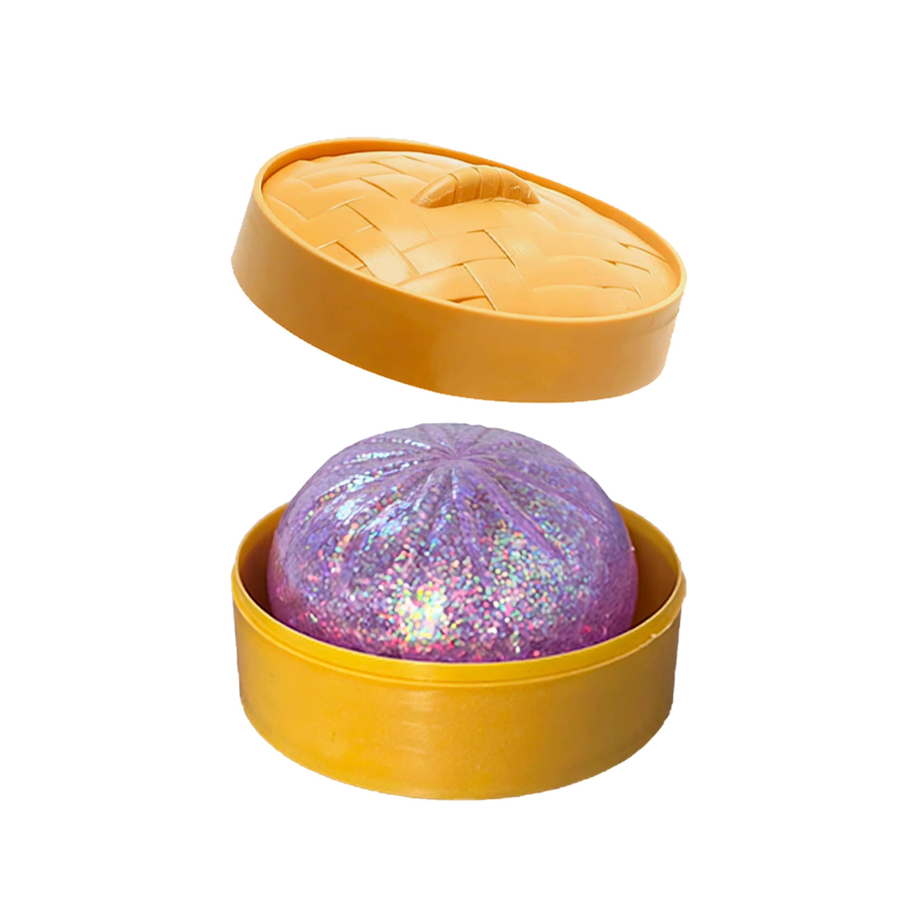 Simulatie Voedsel Knoedel Squishy met Stoommandje Knijp Sensorisch Fidget Decor Cadeau