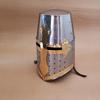 Medieval Crusader Knights Templar Armour Helmet Steel Brass Historical Collectible Costume Armor Gift