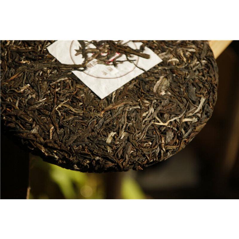 357г Сырой чай Пуэр Старый Паньчжан Коричневая гора Юньнань Семь пирожных ручной прессовки — фото 10