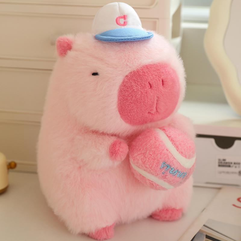 Kawaii Capybara Plush Transformation Dolls Stuffed Toy Bag Pendant Cartoon Animals for Boys Girls Birthday Xmas Gifts Home Decor