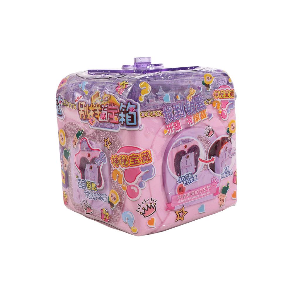 With Lock Key Treasure Chest Toy Princess Girl Girl's Jewelry Toys  Birthday Xmas Gift