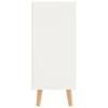 VidaXL Buffet White and Sonoma Oak 90x30x72 Cm Engineered Wood 326818