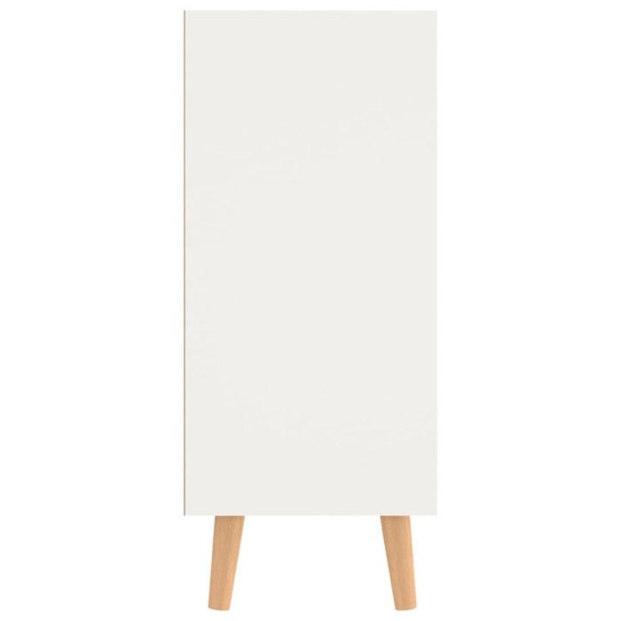 VidaXL Buffet White and Sonoma Oak 90x30x72 Cm Engineered Wood 326818