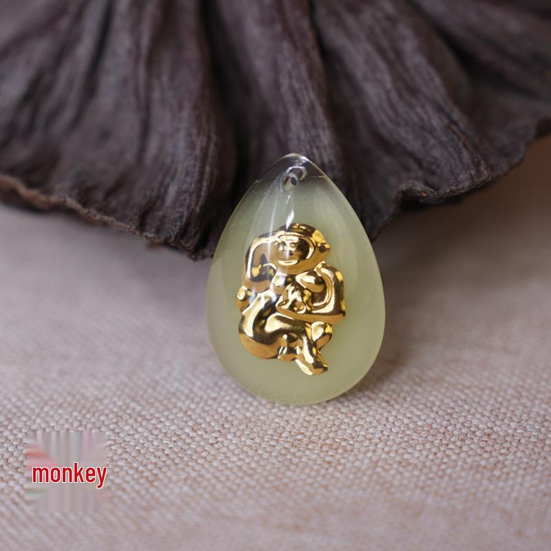 

Светящееся ожерелье из красного шнура со знаками зодиака для мужчин, женщин, детей - Кристальная подвеска