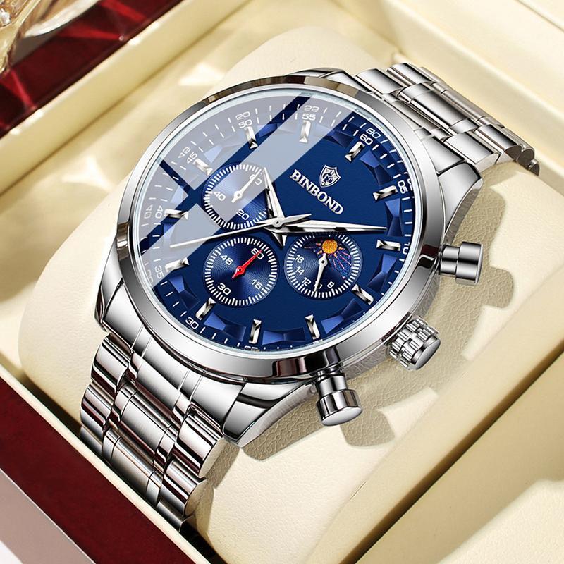 

UTHAI Men s Watch Fashion Trend Waterproof Night Light Advanced Multi Functional Sports 42MM Dial Quartz Men s Watch Reloj V0030