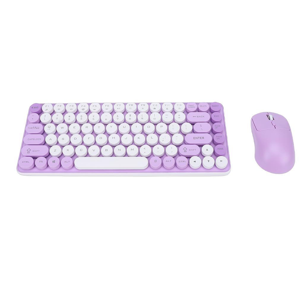 Wireless Keyboard and Mouse Combo 85 Key Bluetooth Cordless Mice Keyboard with 2.4 GHz USB Receiver for PC Laptop