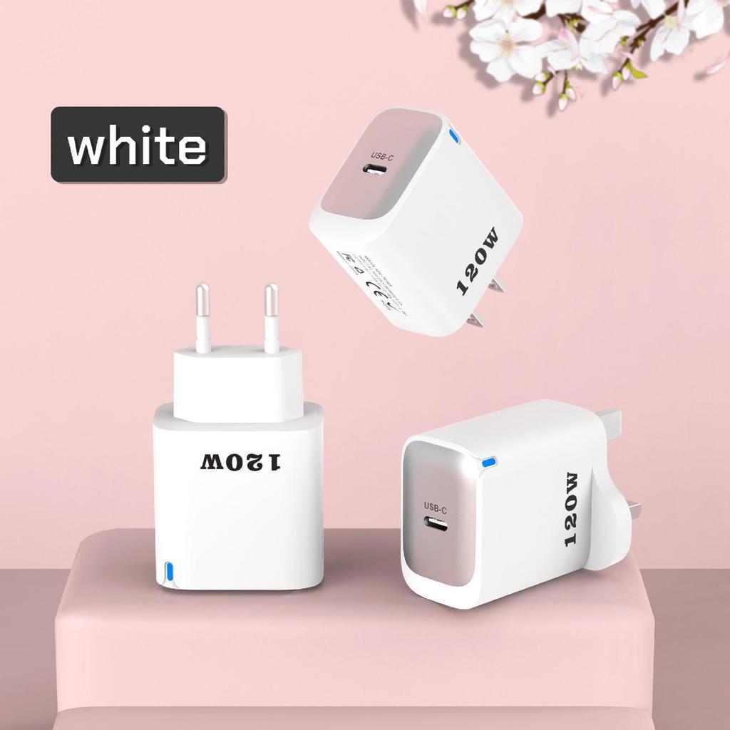 High-Power Multi-Port Universal PD Charger with US/EU Plug