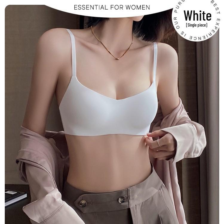 Seamless Smooth Camisole Bra: Lightweight, Supportive, Underwire-Free, Small Chest Gathering
